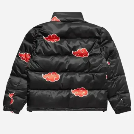 Naruto Akatsuki Puffer Jacket Back