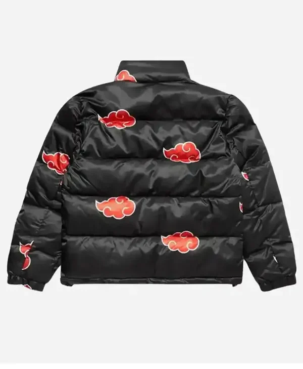 Naruto Akatsuki Puffer Jacket Back