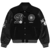 Nba Brooklyn Nets Varsity Black Jacket