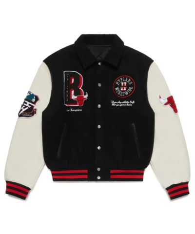 Nba Chicago Bulls Varsity Black Jacket