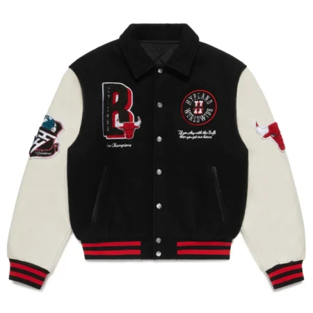 Nba Chicago Bulls Varsity Black Jacket