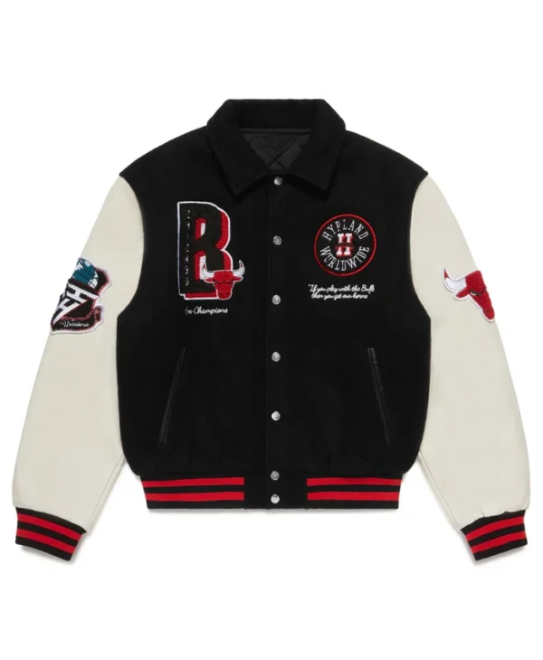 Nba Chicago Bulls Varsity Black Jacket