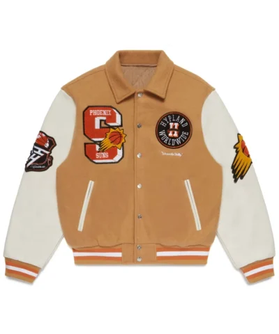 Nba Phoenix Suns Varsity Brown Jacket