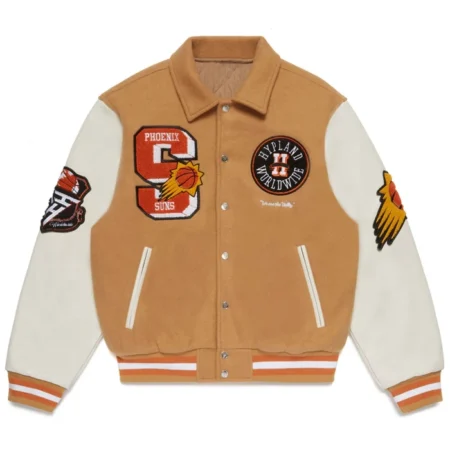 Nba Phoenix Suns Varsity Brown Jacket