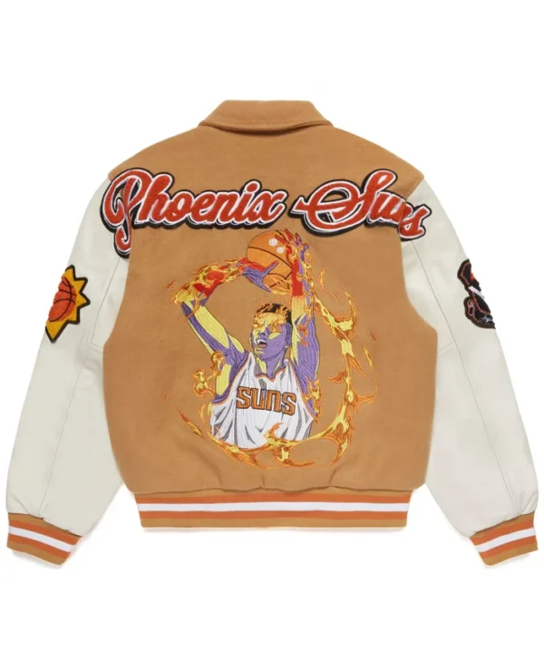 Nba Phoenix Suns Varsity Brown Jacket For Sale