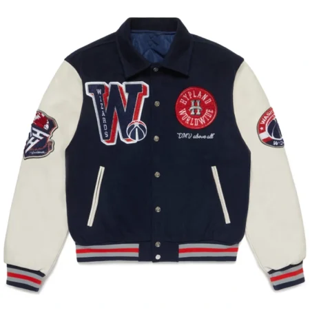 Nba Washington Wizards Varsity Navy Blue Jacket