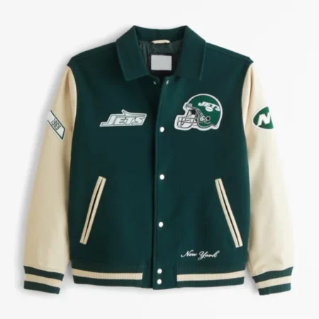 New York Jets Bomber Wool Jacket