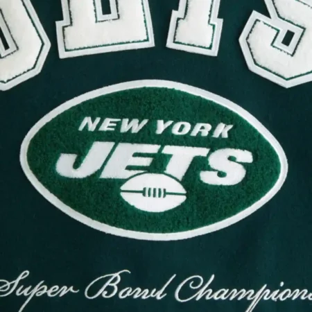 New York Jets Bomber Wool Jacket on Sale