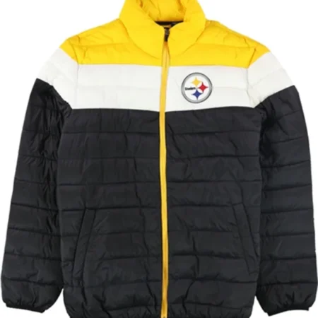 Nfl Mens Pittsburgh Steelers Puffer Jacket