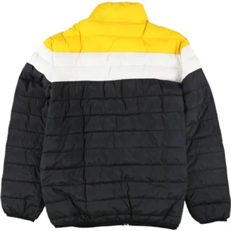 Nfl Mens Pittsburgh Steelers Puffer Jacket Back