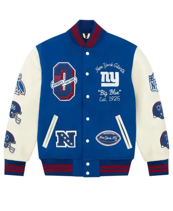 OVO New York Giants Varsity Jacket