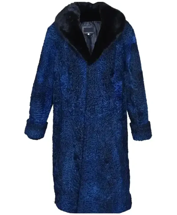 Parker Persian Lamb Fur Blue Coat webp