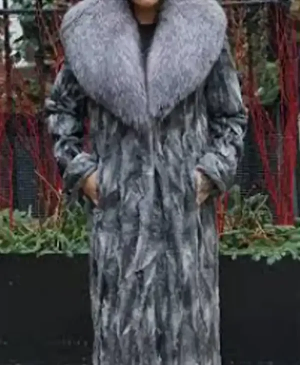 Persian Lamb Fur Grey Coat webp