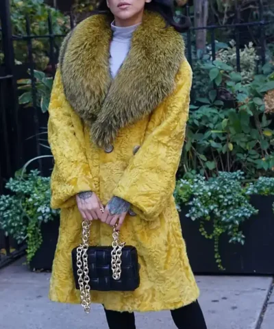 Persian Lamb Fur Yellow Coat.webp