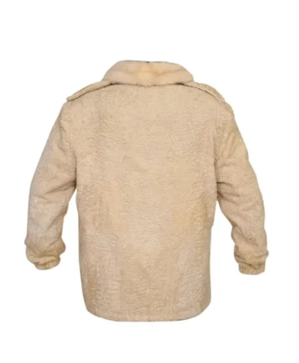 Persian Lamb Karakul Cream Off White Swakara Astrakhan Broadtail Fur Coat Jacket webp