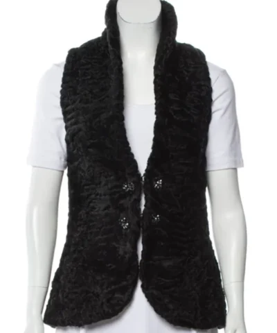 Persian Lamb Shawl Lapel Fur Waistcoat Vest.webp