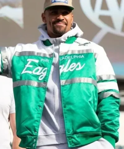 Philadelphia Eagles Super Bowl LVII Jalen Hurts Varsity Jacket