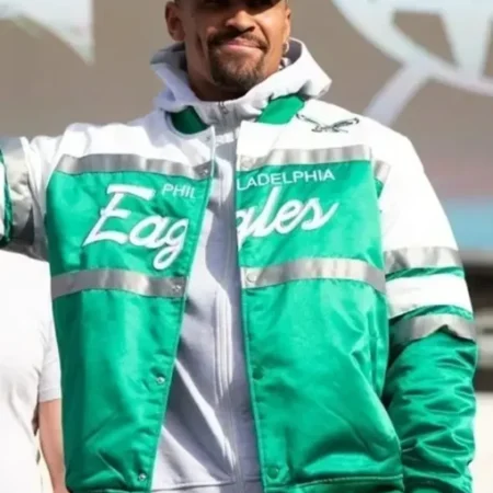 Philadelphia Eagles Super Bowl LVII Jalen Hurts Varsity Jacket