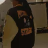 Pittsburgh Steelerser Snoop Dogg Black and White Varsity Jacket