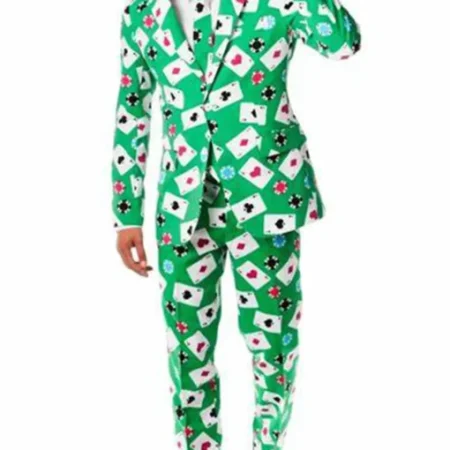 Poker Face Green Suit