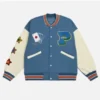 Poker Lucky Letterman Varsity Jacket