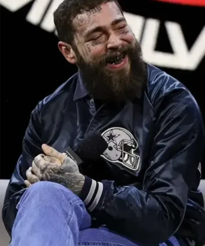 Post Malone Super Bowl Halftime Show Cowboys Varsity Jacket For Men 600x729