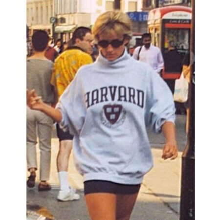 Princess Diana Harvard Sweatshirt front2