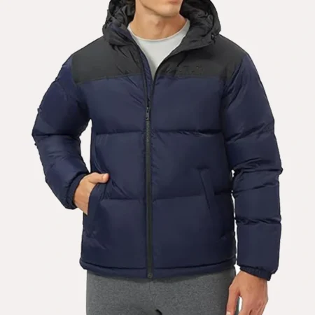 Puffer Dark Blue Mens Parachute Jacket