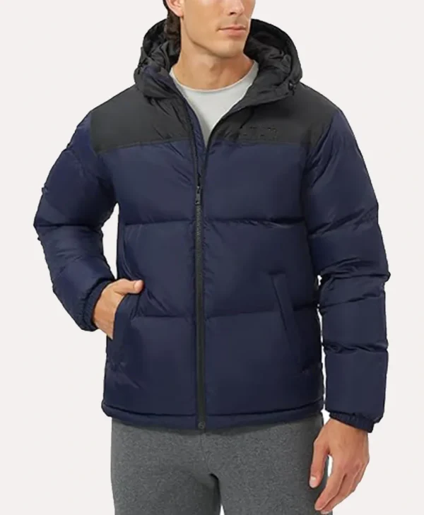 Puffer Dark Blue Mens Parachute Jacket