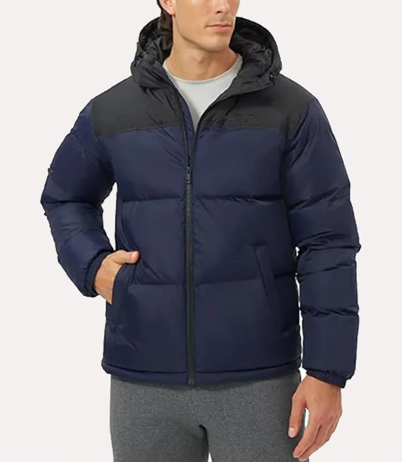 Puffer Dark Blue Mens Parachute Jacket