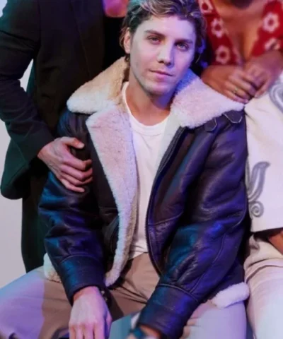Road House 2024 Billy Shearling Brown Leather Jacket Shop Now