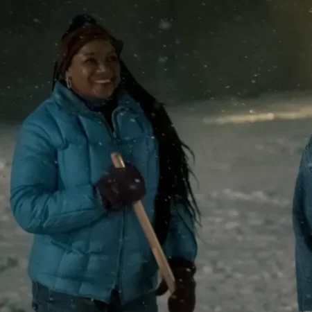 Rose Ordinary Angels 2024 Blue Puffer Jacket