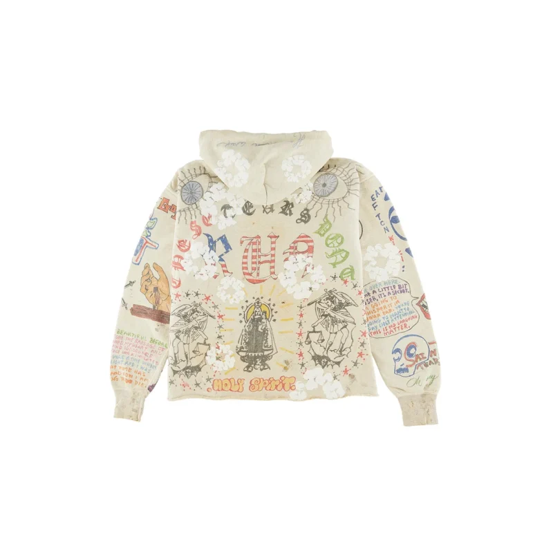 SAINT Mxxxxxx MX6 Hoodie Grey – Washed Aesthetic back