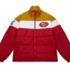 SF 49ers In The Clutch Multicolor Puffer Jacket 510x619