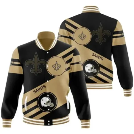 Sandrine New Orleans Saints Wool Varsity Jacket