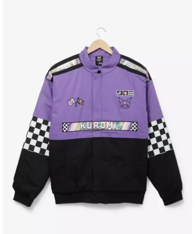 Sanrio Kuromi Checkered Racing Jacket
