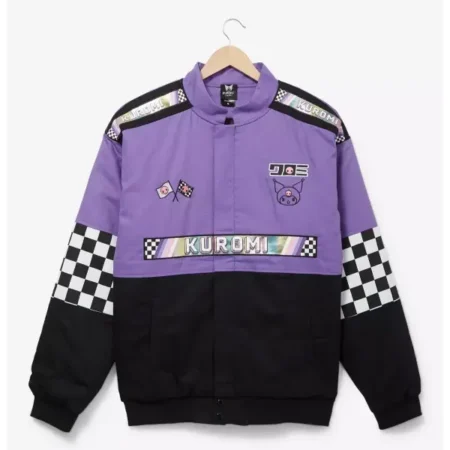 Sanrio Kuromi Checkered Racing Jacket