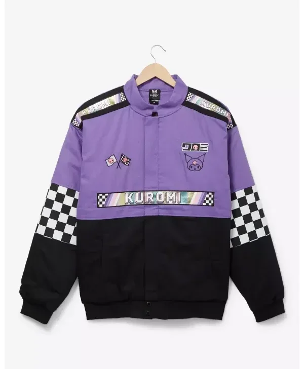 Sanrio Kuromi Checkered Racing Jacket