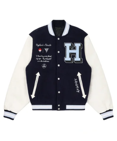Shippuden Sasuke Varsity Navy Blue Jacket