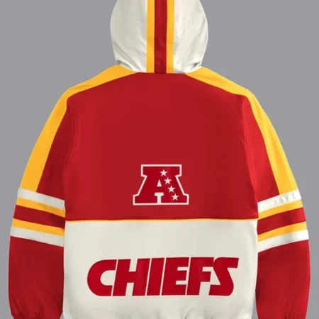 Shop Now Kansas City Chiefs Hooded Leather Jacket