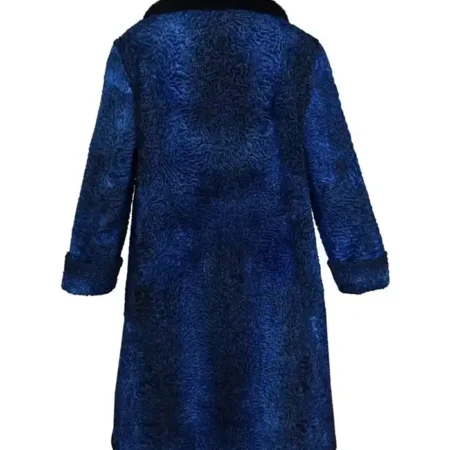 Shop Now Parker Persian Lamb Fur Blue Coat For Men And Women webp