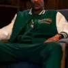 Snoop Dogg Death Row Records Green Paisley Varsity Jacket