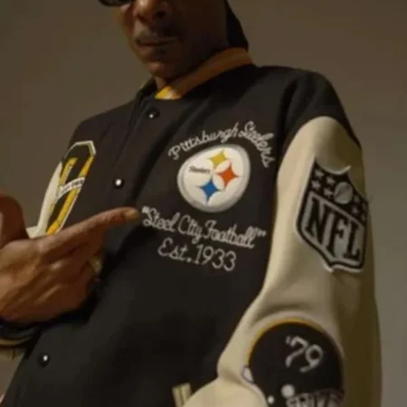 Snoop Dogg Pittsburgh Steelerser Varsity Jacket