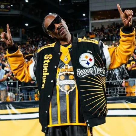 Snoop Dogg Pittsburgh Vintage Steelers Jacket