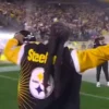 Snoop Dogg Pittsburgh Vintage Steelers Varsity Jacket