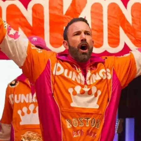 Super Bowl Ben Affleck Dunkin Donuts Jacket 510 215 619