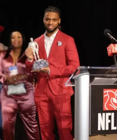 Super Bowl Damar Hamlin NFLPA Red Suit