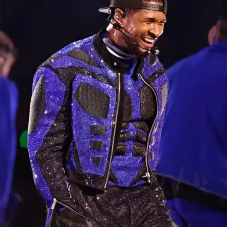 Super Bowl Lviii 2024 Usher Sequin Jacket