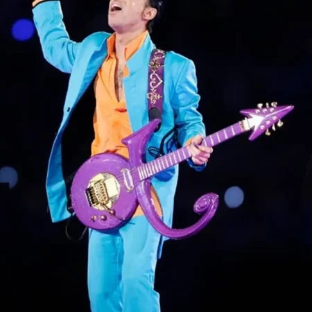 Super Bowl Prince Blue Suit