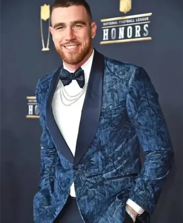 Super Bowl Travis Kelce Pregame Blue Blazer 659 215 800